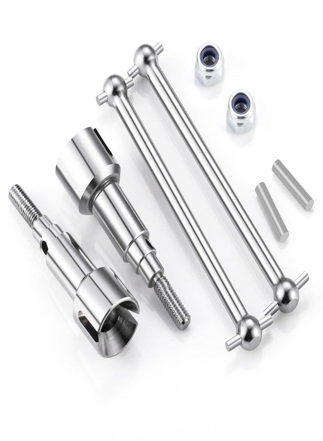 MOHERO 4Pcs Metal RC Front & Rear CVD Drive Shafts Dogbone for HBX 18859 18858 18868 1/18 High Speed Mon-Ster Trucks Upgrade Parts - Image 4